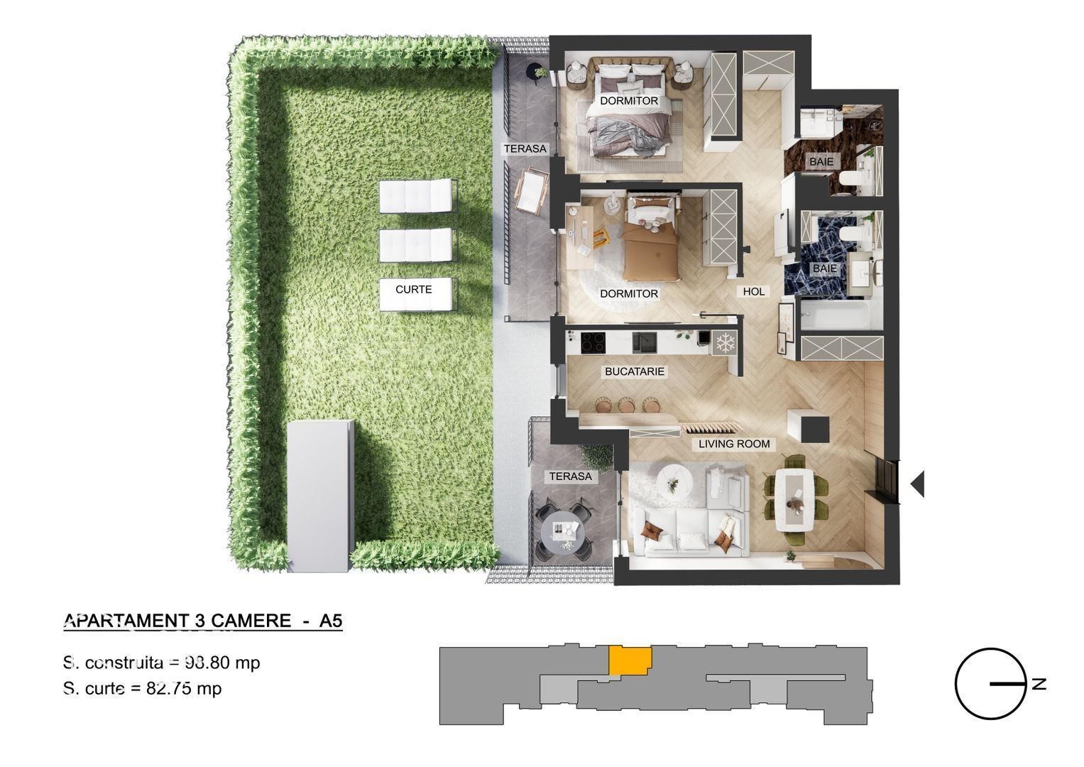 Apartamente 3 camere, Pipera, comision 0 % - Poză 28