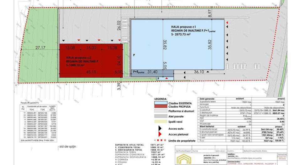 Hala noua de inchiriat, 1071 mp, comuna Baciu, Judetul Cluj! - Poză 2