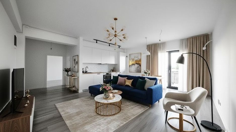 Apartamentul nr. 25 | 2 camere decomandat | Etaj 3 | Terasă 8,61 mp | - Poză 2