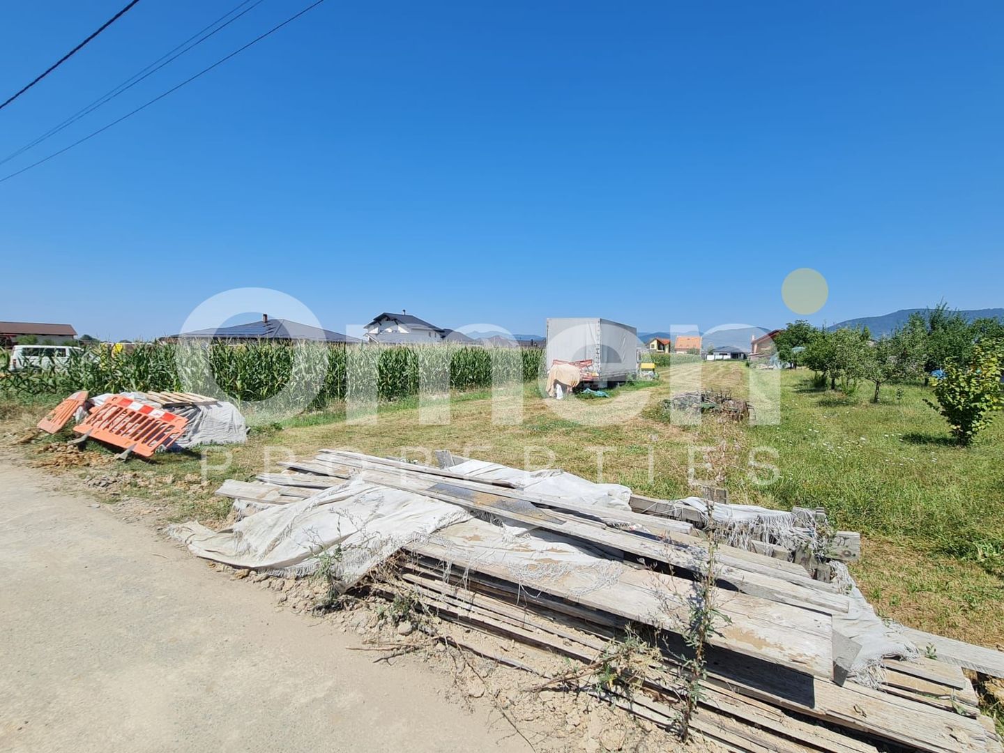 Teren intravilan 17 arii, utilitati la limita proprietatii, de vanzare , Mocira - Poză 4