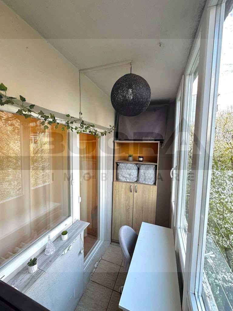 Garsoniera mobilata, 23 mp+3 balcon, etaj intermediar,  zona Expo - Poză 3