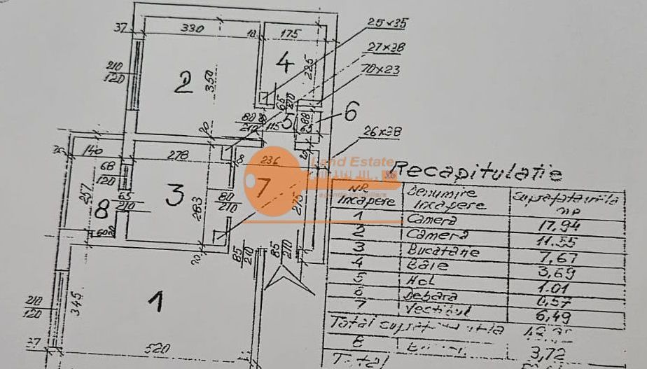 Apartament 2 camere (transformat in 3) la 2 min Metrou Aurel Vlaicu - Poză 9