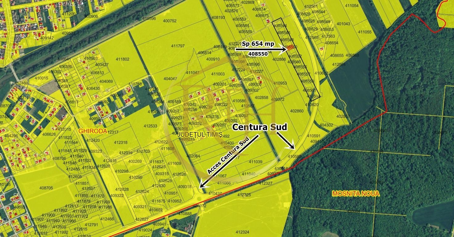 Vand teren intravilan pentru constructie casa in Ghiroda - Poză 3