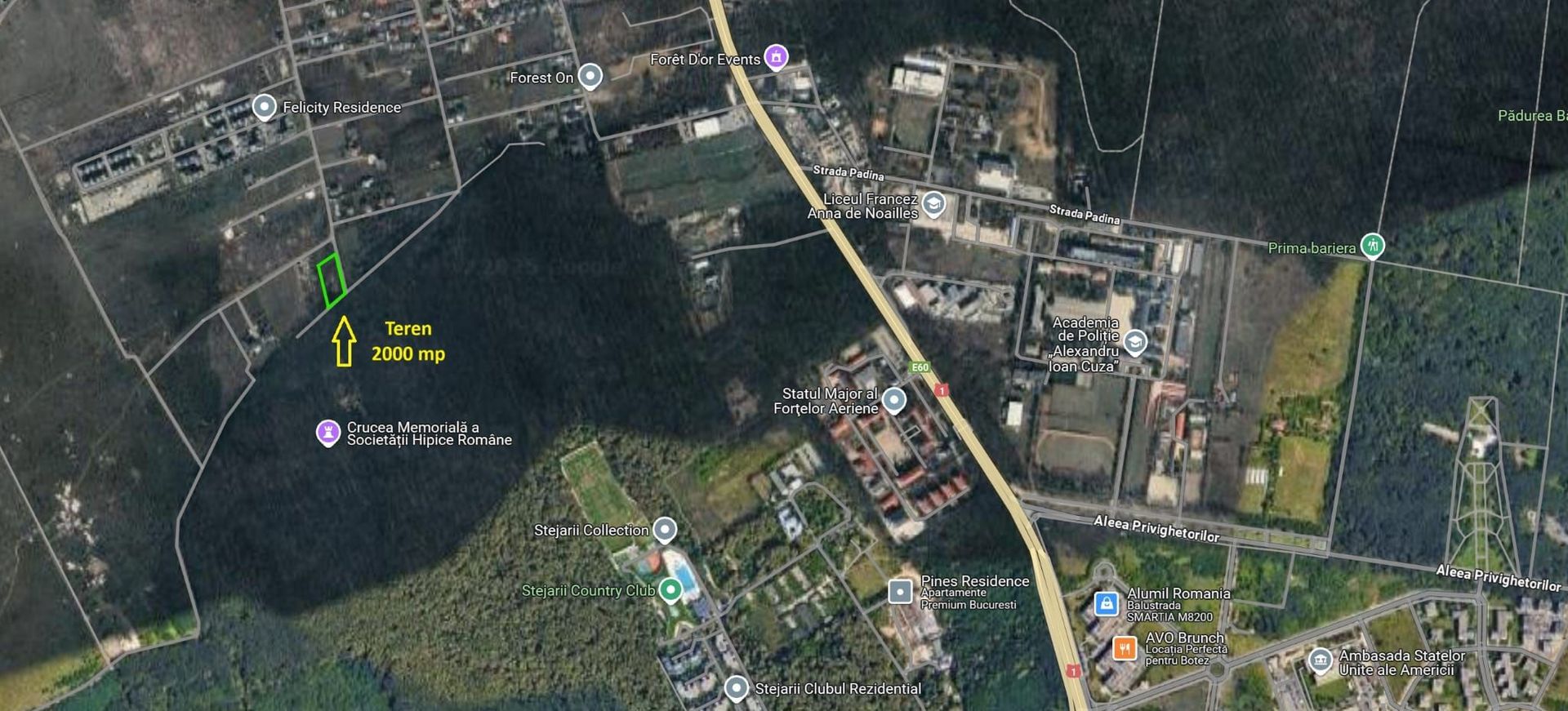 Teren premium de vanzare | 2.000 mp | Băneasa - Drumul Stegarului - Poză 2