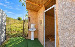 Cabană din lemn, 2 camere, panouri solare, teren 500 mp, Bărăbanț - Poză 5