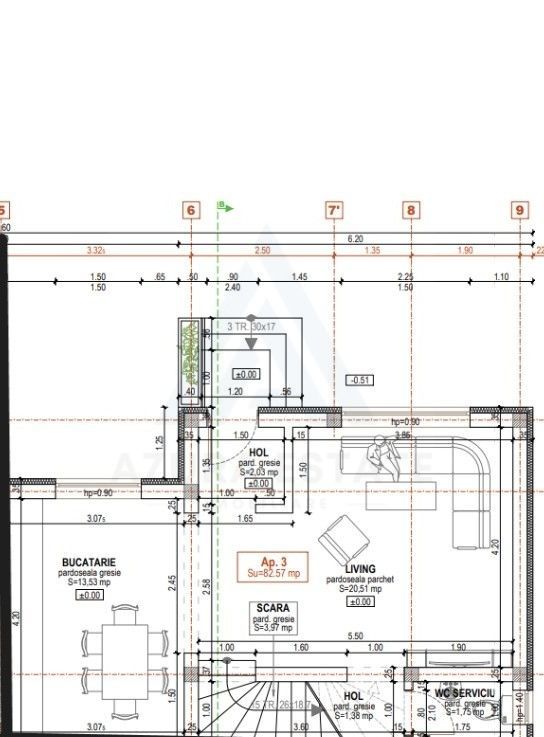 DIRECT DEZVOLT ! Casa tip cvadruplex 3 camere, Cartierul Arhitectilor, - Poză 6