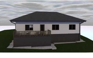 Casă la parter, la cheie, 110 mp utili, 3 dormitoare, 2 băi, living, bucătărie, terasă, beci, teren 520 mp, toate utilitățile, Valea Lupului - Poză 4