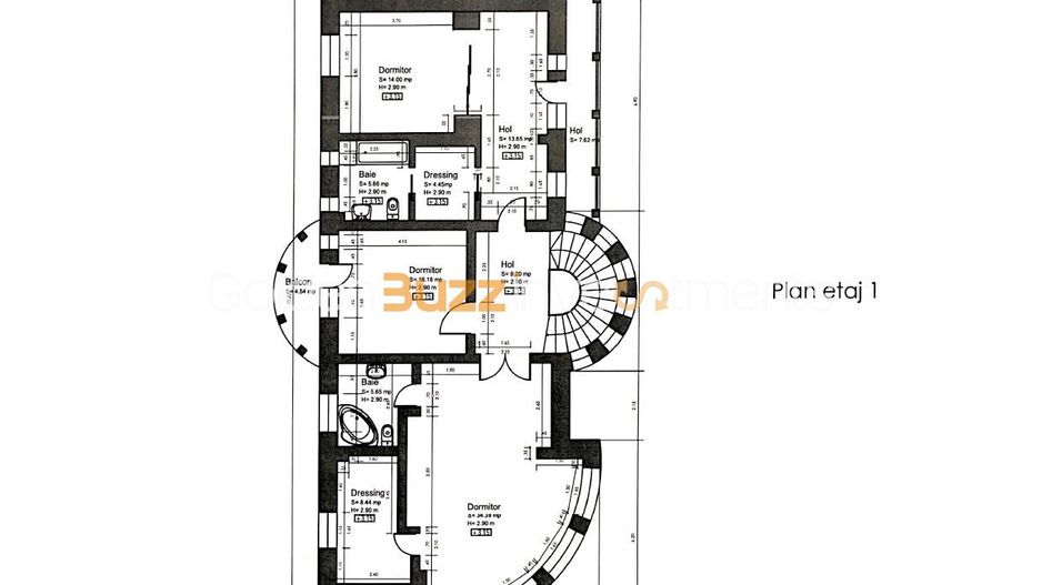 Vila superba - 9 camere - 950 mp teren - Baneasa-Liceul Francez - Schiță 24