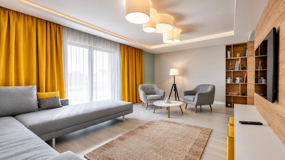 Braytim | 64 mp utili | Bucătărie separată | Mobilat premium | Parcare - Poză 1