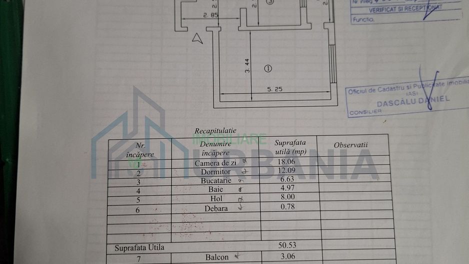 De închiriat Apartament 2 camere decomandat zona Zimbru /Dacia Iasi - Poză 8