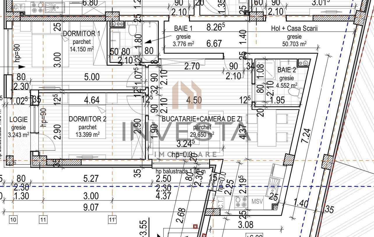 Apartament 3 camere in bloc nou pe Calea Manastur! - Poză 10