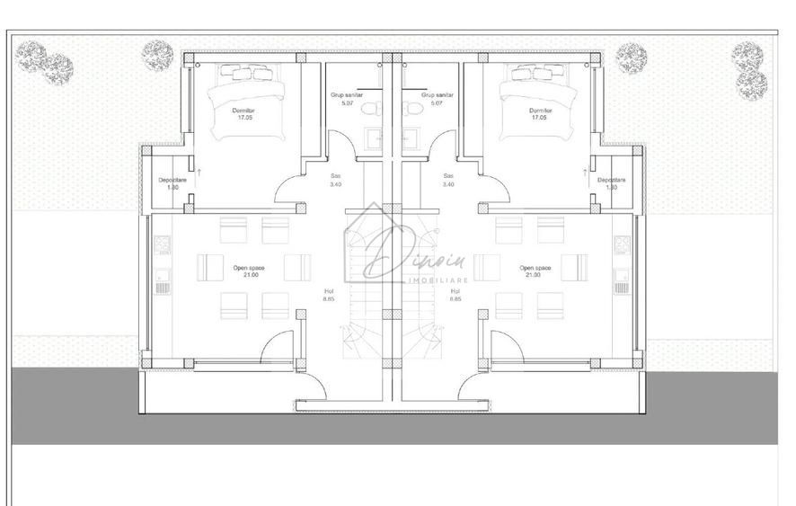 Vila duplex de vanzare Pipera Matei Millo I  COMISION 0% - Poză 11