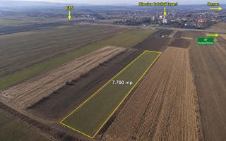 Teren agricol 7.700 mp, Iugani, lângă E85 și Nodul A7 Roman – investiție - Poză 1