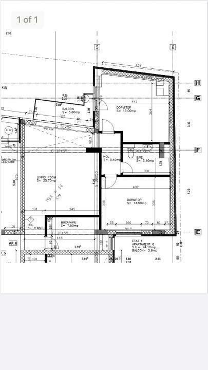 Inchiriere apartament 3 Camere | Piaţa Victoriei - Schiță 13