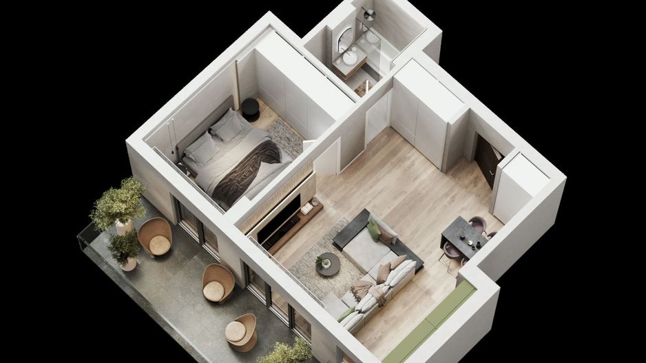 APARTAMENT 2 CAMERE | BLOC NOU | LANGA PARCUL TEI - Poză 8