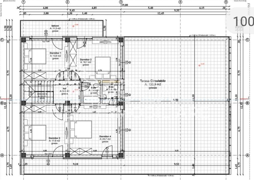 Casa  Exclusivista cu piscina si 1200 mp de teren, in Cisnadie - Schiță 15