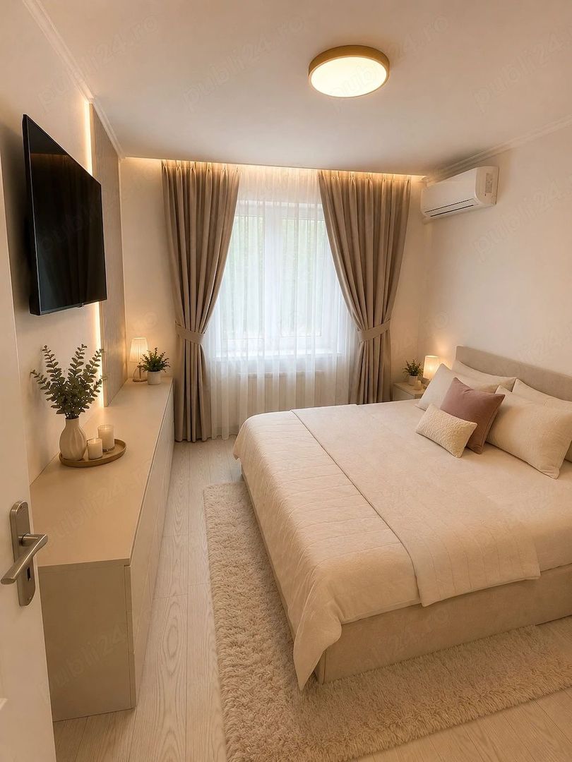 3 camere, 57 mp, renovat integral, mobilat, Titan - Poză 3