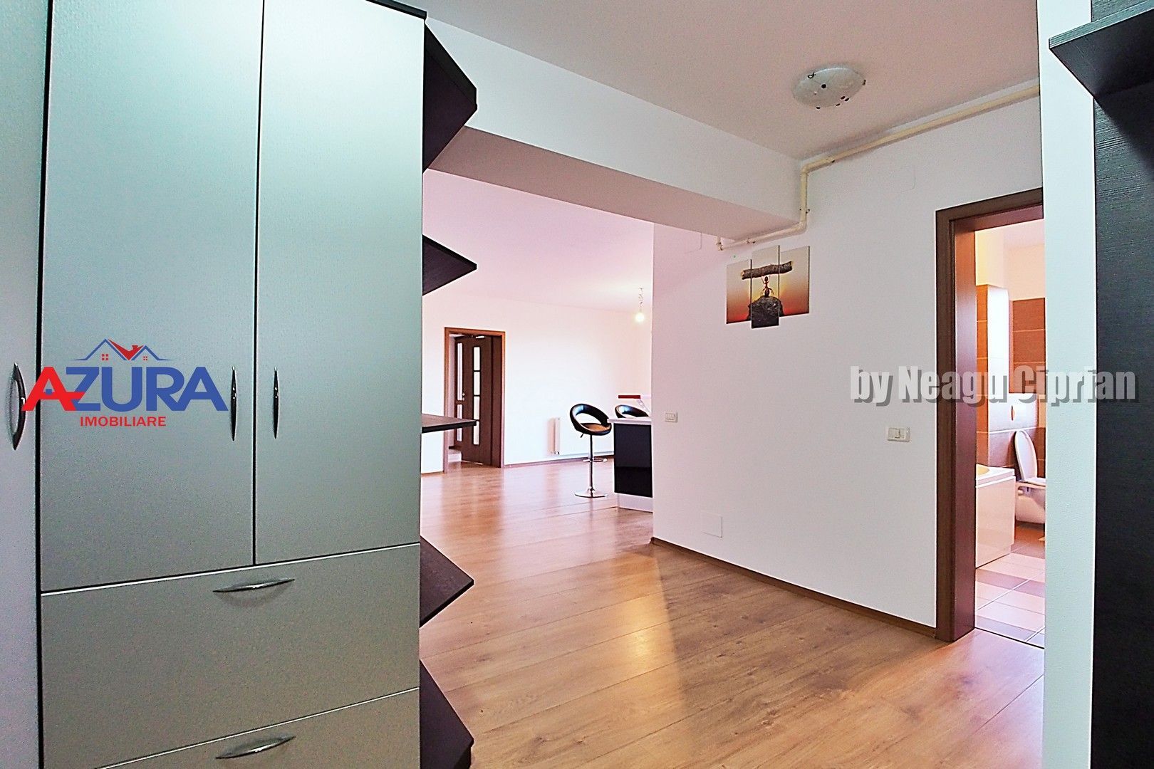 AZURA Imobiliare - Ap 3 camere + Garaj, Et 3, ULTRACENTRAL, Bloc Nou - Poză 12