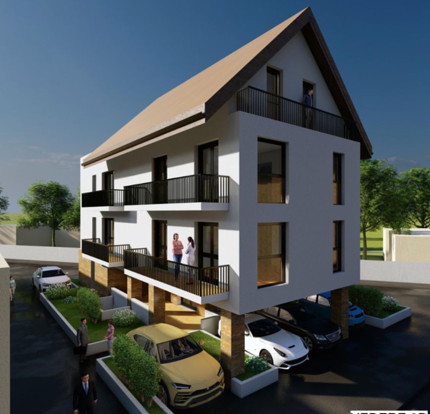 TEREN AUTORIZATIE | SOS CHITILEI | 5 APARTAMENTE + 6 LOCURI DE PARCARE - Poză 1