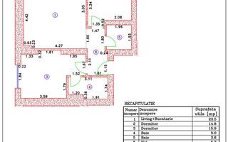 2 camere || Cortina North - Schiță 19