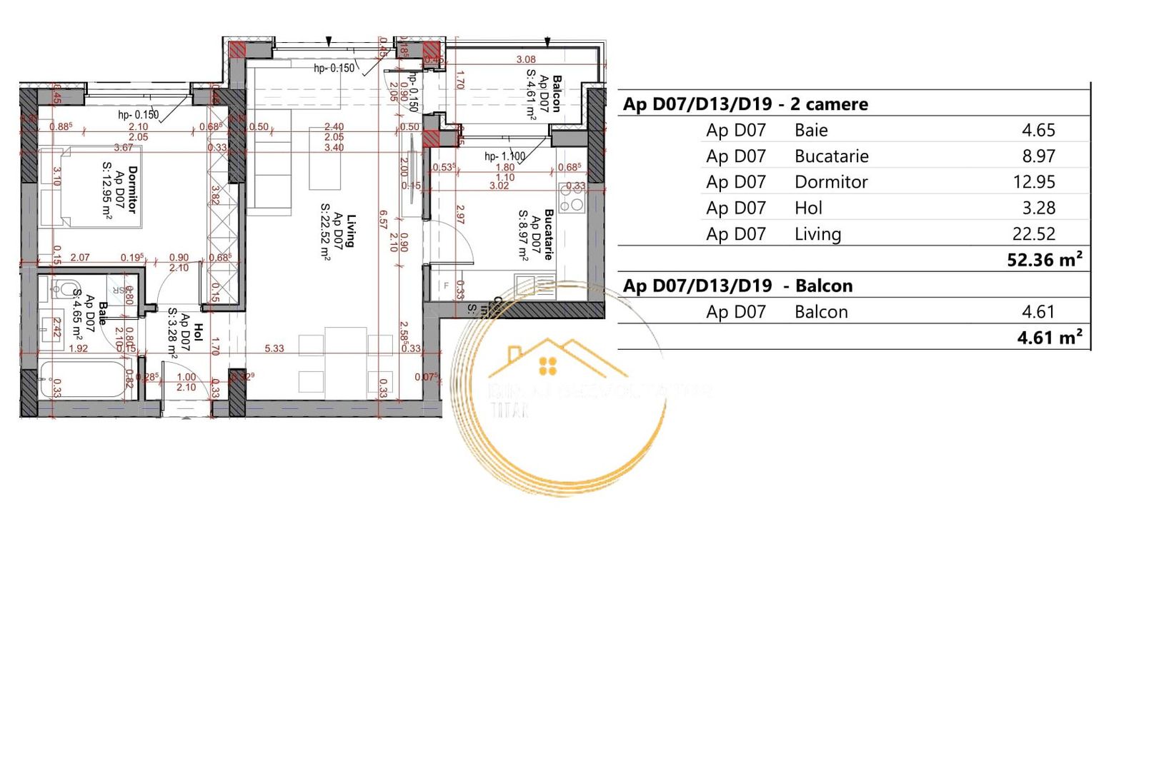 Decomandat Ansamblu premium Metrou Teclu Pallady ikea TVA 9% Comision0 - Schiță 6