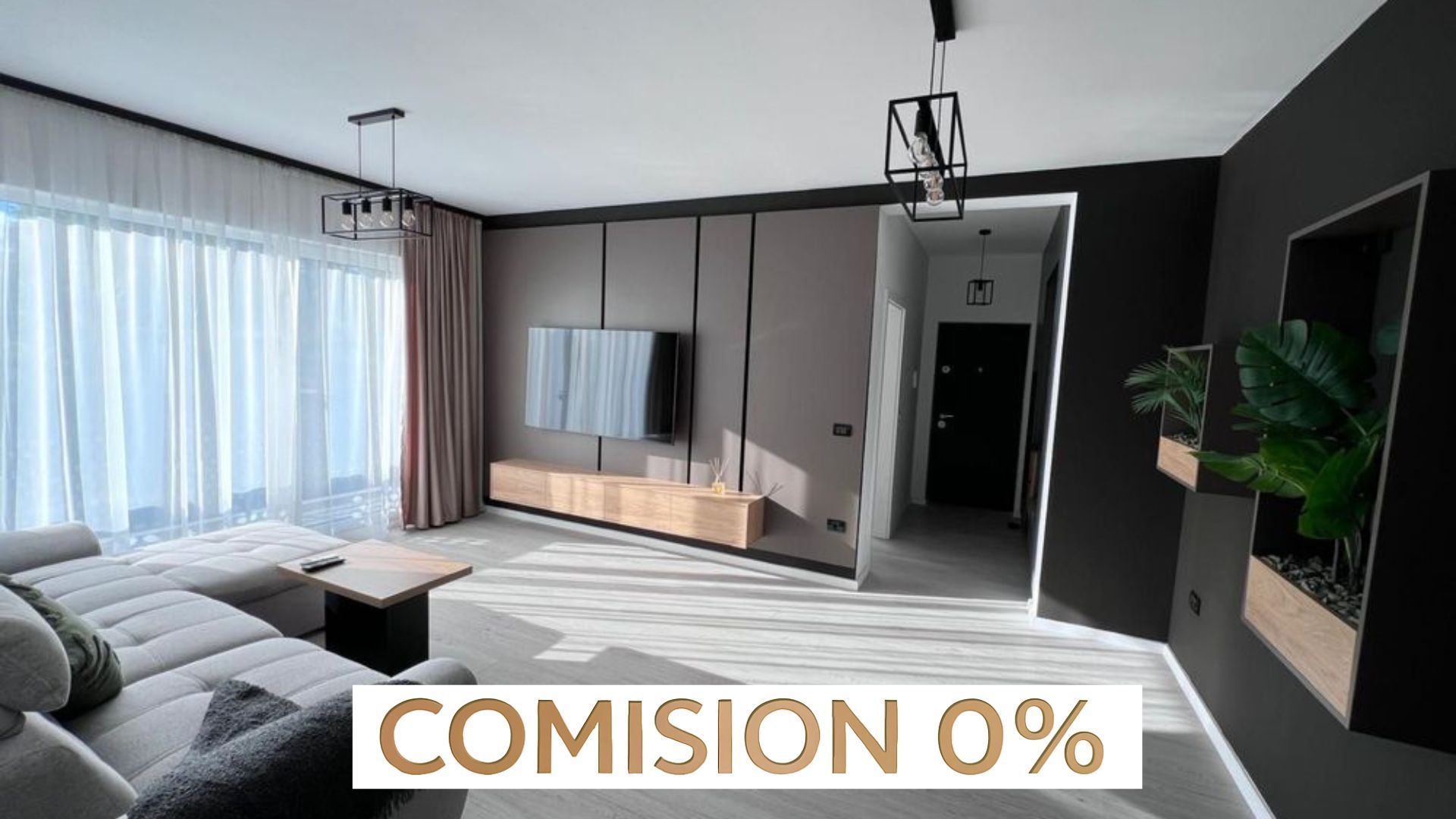 Comision 0% Apartament 2 camere 54mp cu gradina proprie 150 mp | Complet mobilat - Poză 1