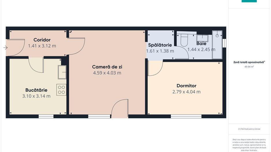 Apartament două camere Lipovei - Poză 14