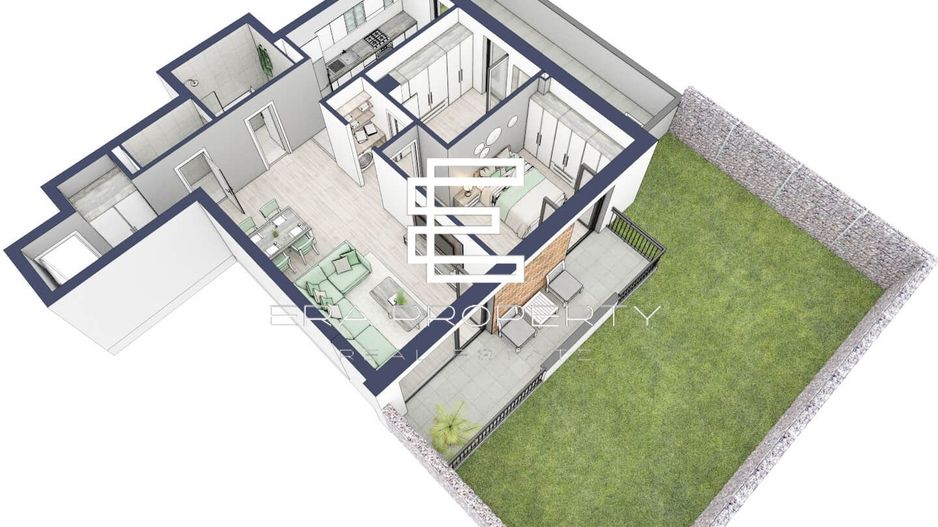 Apartament 3 camere | Design deosebit | Parter cu terasă și grădină |Sibiu - Schiță 13