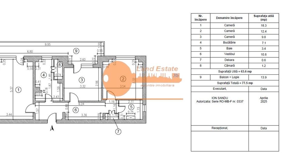 Apartament cu 3 camere in zona Iancului - 5 minute de Metrou - Poză 1