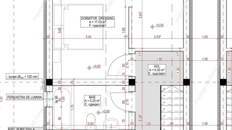Duplex despartit prin CT | Cartier Milano | Giarmata - Schiță 5