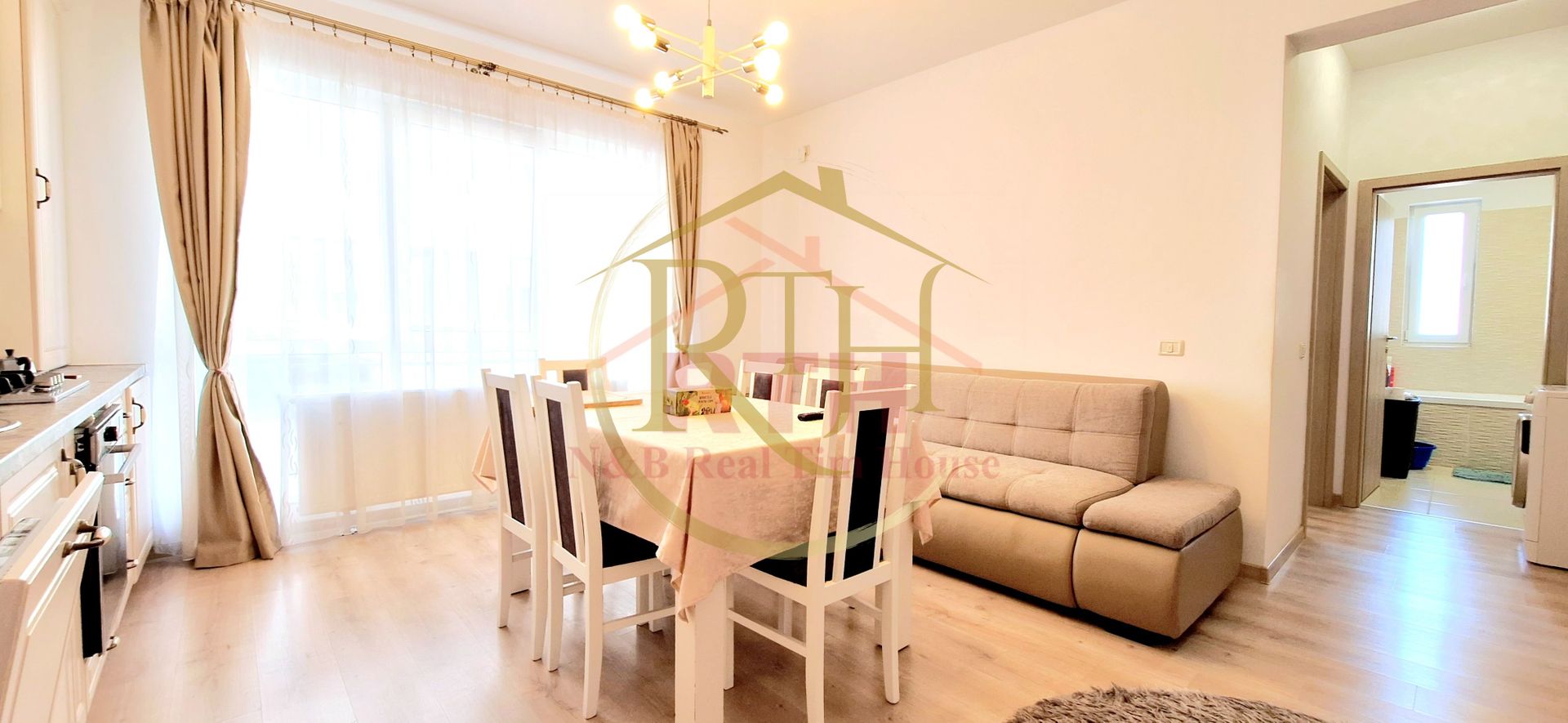 Vand apartament 3 camere mobilat si utilat, Giroc, Bulevardul Soarelui - Poză 6