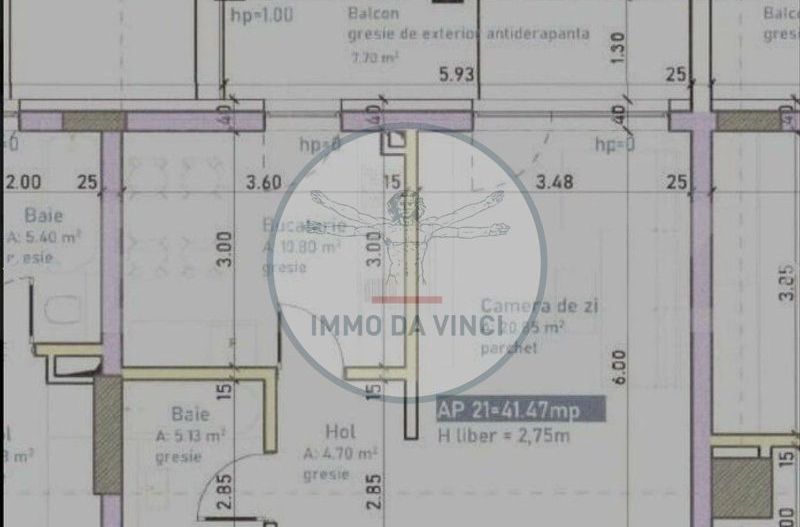 Apartament 2 camere - Schiță 8