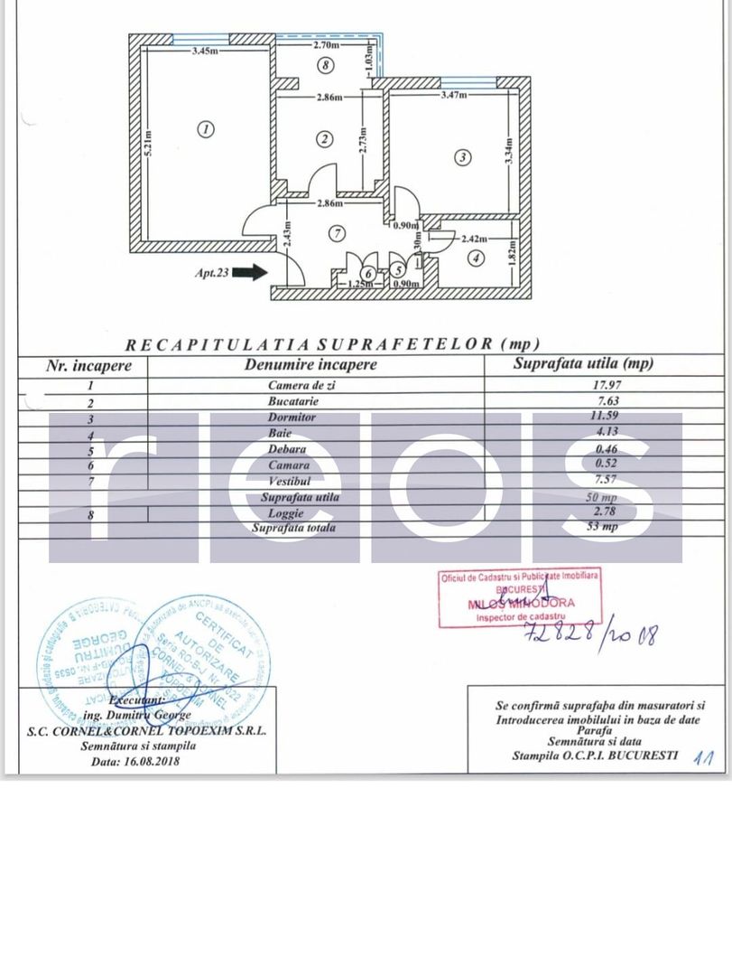 APARTAMENT 2 CAMERE | AVIATIEI | ETAJ 1/4 | PROMENADA – HERASTRAU - Poză 8