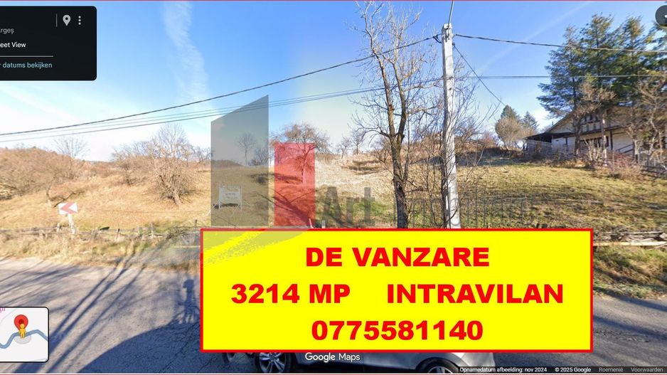 Teren intravilan 3214 mp  în Rucăr cu deschidere 56 m în DN73 - Poză 11