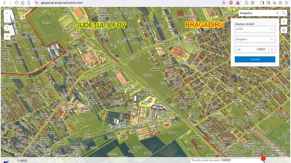 Teren intravilan 7.476 mp Bragadiru Deschidere 80 ml Soseaua de Centura - Poză 9