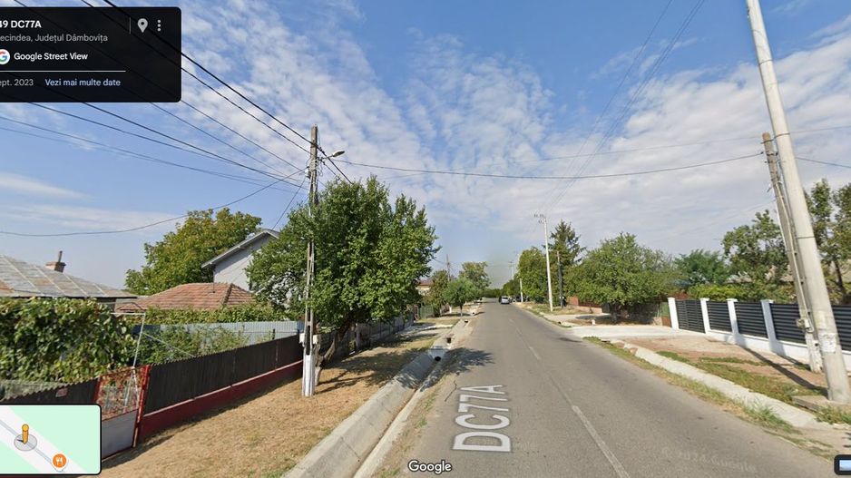 Teren de vânzare – Ciocănești, Dâmbovița – la asfalt, cu pădure în spate și util - Poză 1