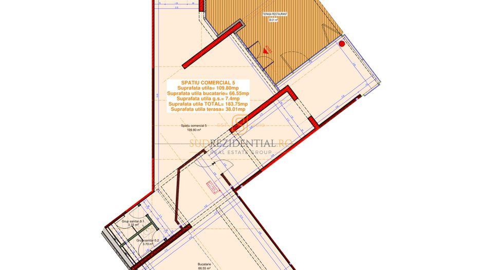 Spatiu pentru restaurant cu terasa,Bd Metalurgiei Parcul Tudor Arghezi - Schiță 12