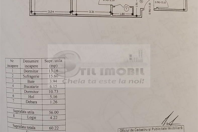 Apartament 3 cam semidecomandat parter Tudor Vladimirescu-100.000 euro - Poză 12