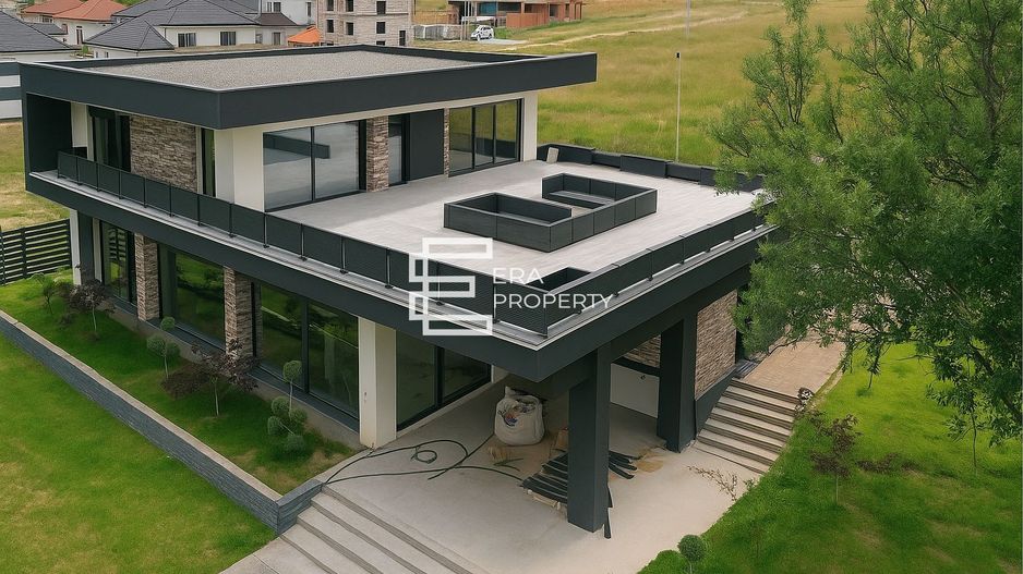 Casa individuala mobilata partial, teren 1200mp, Cisnadie zona Magura - Poză 4