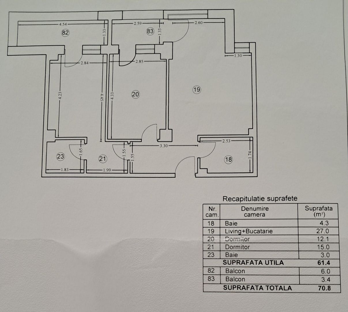 APARTAMENT 3 CAMERE / GHICA APARTAMENTS - Poză 10