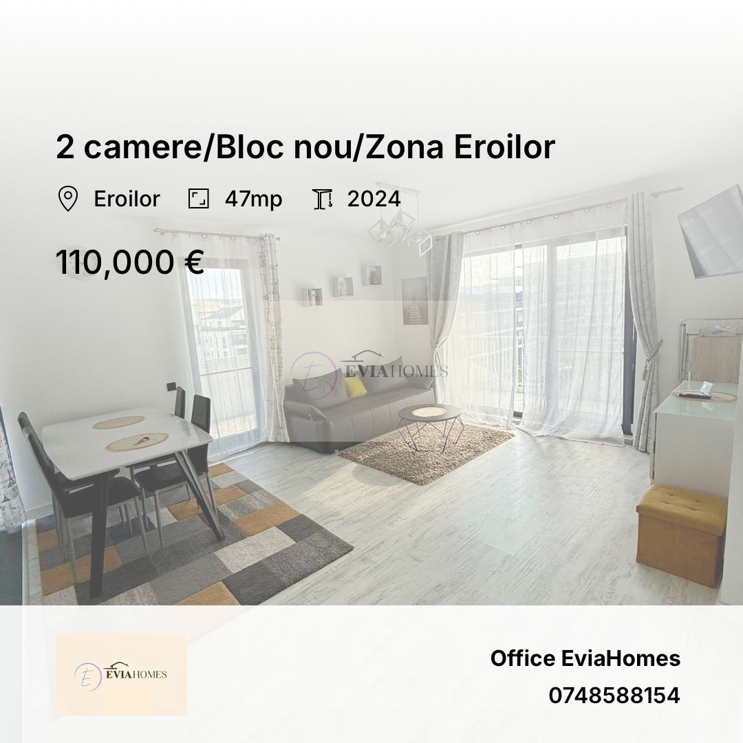 2 camere/Bloc nou/Zona Eroilor - Poză 1