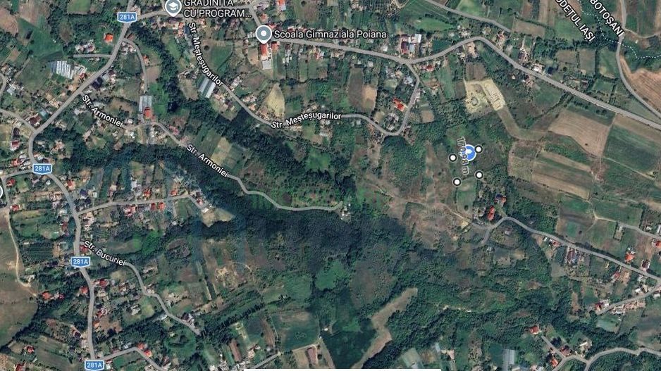 Teren de vânzare 4000 mp, Feredeni, Deleni - Poză 1