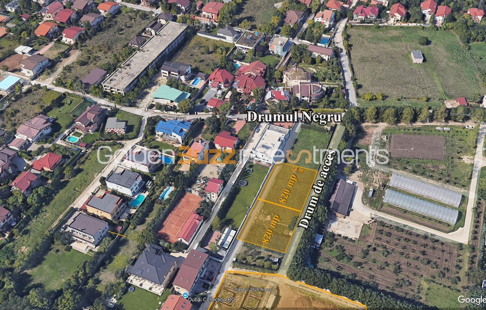 Teren de vânzare – Iancu Nicolae / Drumul Negru | 820 mp - Poză 2