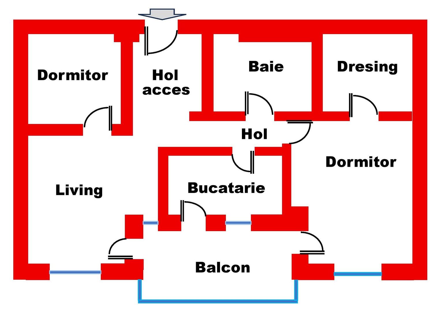 Vanzare 3 camere central, str. Tudor Vladimirescu - Ared, Oradea - Poză 18