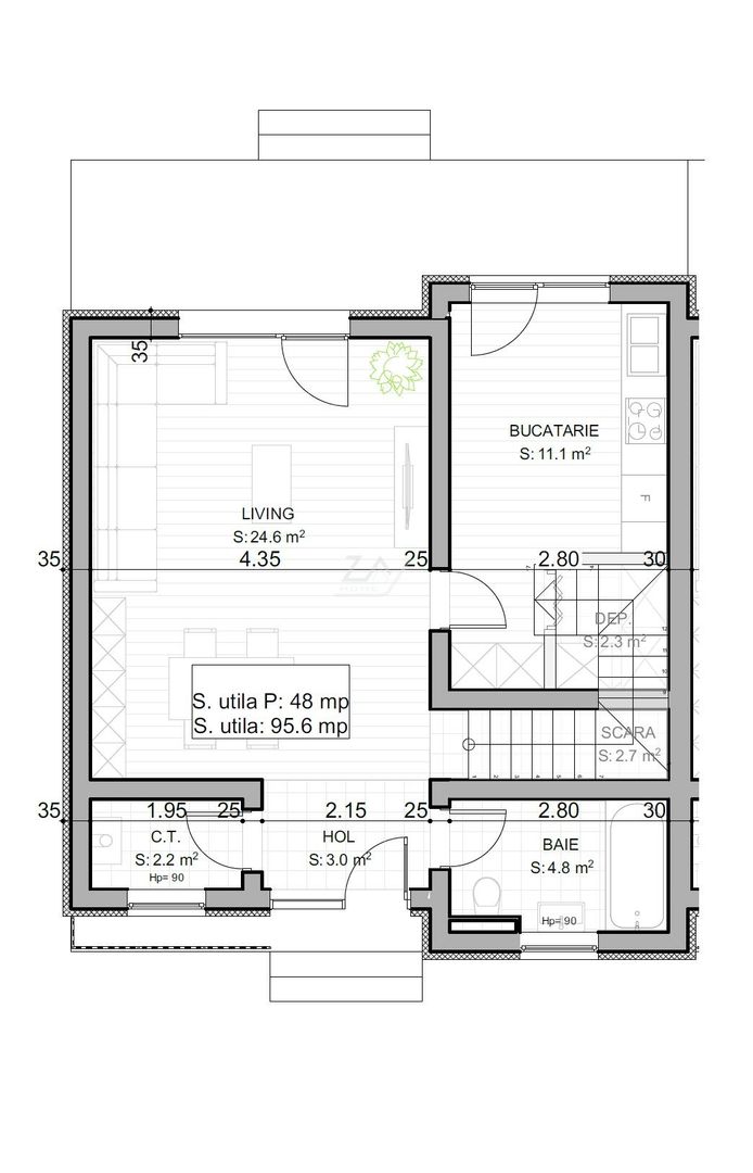 Comision 0. Locatie excelenta - langa Musicescu. 3 dormitoare. 2 locuri parcare. - Poză 19