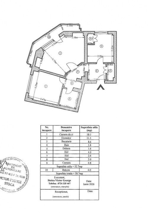 Apartament 2 camere Titulescu | Imobil 1979 - Poză 2