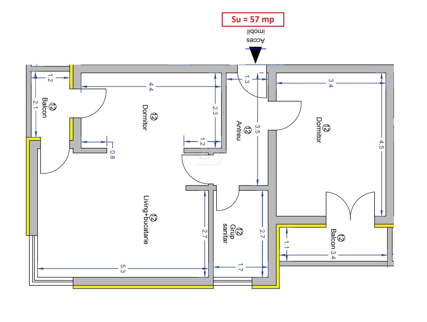 Bloc finalizat. Finisaje superioare. Loc de parcare. - Poză 9