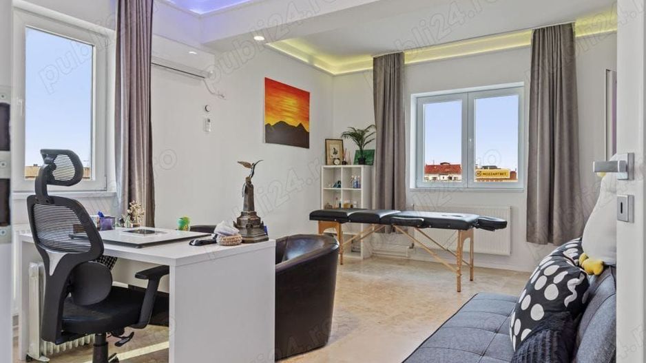 Studio Piata Romana, renovat complet, vedere panoramică dublă - Poză 4