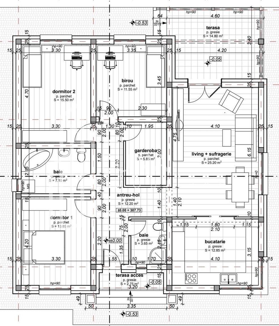 Casă single pe un nivel, 108 mp, teren 522 mp, Sâncraiu de Mureș - Poză 6