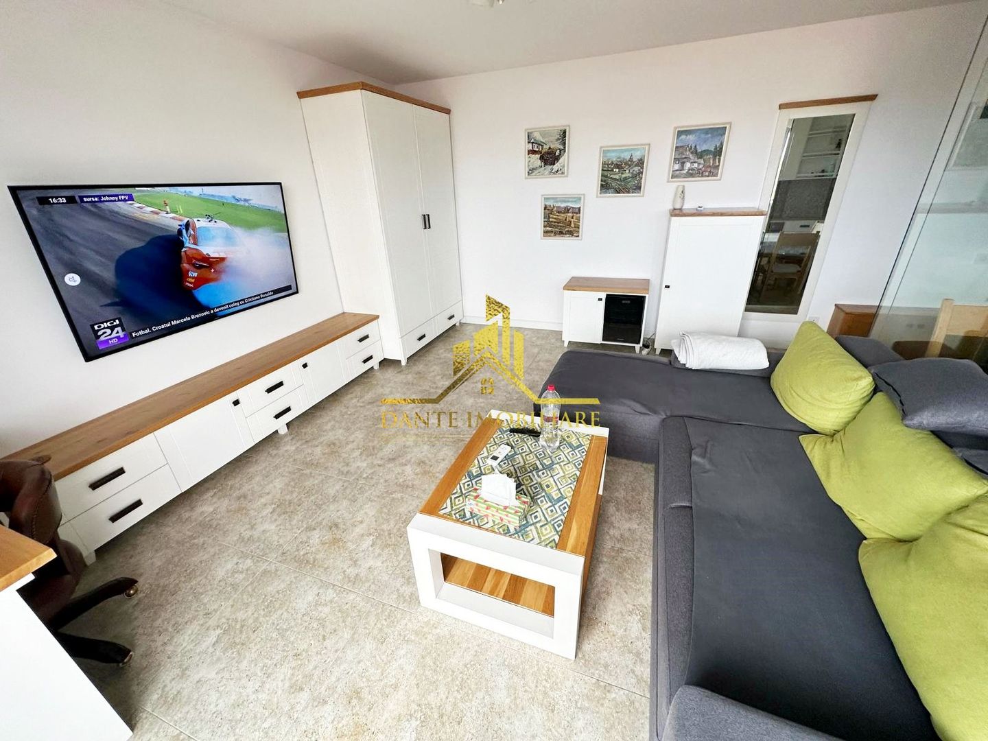 2 camere, mobilat modern, bloc nou, terasa, parcare, Centru, Anton Pan - Poză 1